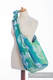 Hobo Bag made of woven fabric, 100% cotton - DRAGON GREEN & BLUE  #babywearing