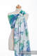 Ringsling, Jacquard Weave (100% cotton) - with gathered shoulder -  DRAGON GREEN & BLUE  - long 2.1m #babywearing