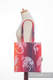 Shopping bag made of wrap fabric (100% cotton) - DRAGON ORANGE & RED #babywearing