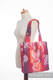 Bolso hecho de tejido de fular (100% algodón) - DRAGON NARANJA & ROJO - talla estándar 37 cm x 37 cm #babywearing