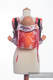 Lenny Buckle Onbuhimo baby carrier, standard size, jacquard weave (100% cotton) - DRAGON ORANGE & RED #babywearing