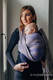 Baby Wrap, Jacquard Weave (100% cotton) - PLUM LACE - size M #babywearing