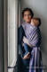 Baby Wrap, Jacquard Weave (100% cotton) - PLUM LACE - size L #babywearing