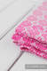 Couverture tissée (60 % coton, 40% laine) Rose (grade B) #babywearing