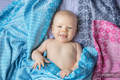 Gewebte Decke (100% baumwolle) - Dunkelblau #babywearing