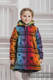Mantel für  Mädchen - Größe 104 - RAINBOW LACE DARK und Schwarz #babywearing