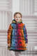 Girls Coat - size 122 - RAINBOW LACE DARK with Black #babywearing