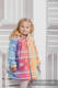 Girls Coat - size 116 - RAINBOW LACE with Blue (grade B) #babywearing