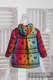 Girls Coat - size 128 - RAINBOW LACE DARK with Black #babywearing