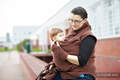 Fleece Babywearing Vest - size XL - Brown #babywearing