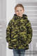 Boys Coat - size 110 - GREEN CAMO with Black #babywearing
