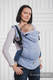 Ergonomic Carrier, Baby Size, herringbone weave 100% cotton - LITTLE HERRINGBONE BLUE - Second Generation #babywearing