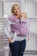 WRAP-TAI portabebé Mini con capucha/ tejido espiga/100% algodón/ LITTLE HERRINGBONE MORADO #babywearing