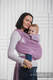 WRAP-TAI Tragehilfe Toddler mit Kapuze/ Fischgrätmuster / 100% Baumwolle / LITTLE HERRINGBONE LILA  #babywearing