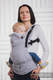 Nosidełko Ergonomiczne , splot jodełkowy, 100% bawełna , Baby Size, MAŁA JODEŁKA SZARA - Druga Generacja #babywearing