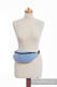 Waist Bag made of woven fabric, (100% cotton) - LITTLE HERRINGBONE BLUE  #babywearing