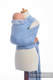 Nosidełko dla dzieci WRAP-TAI MINI, 100% bawełna, splot jodełkowy, z kapturkiem, MAŁA JODEŁKA NIEBIESKA  #babywearing