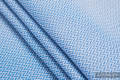 Fular Línea Básica, tejido Herringbone (100% algodón) - LITTLE HERRINGBONE AZUL - talla S #babywearing