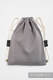Sackpack made of wrap fabric (100% cotton) - LITTLE HERRINGBONE BLACK - standard size 32cmx43cm (grade B) #babywearing