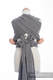 WRAP-TAI carrier Mini with hood/ herringbone twill / 100% cotton / LITTLE HERRINGBONE BLACK  #babywearing