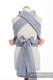 Mei Tai carrier Toddler with hood/ herringbone twill / 100% cotton / LITTLE HERRINGBONE GREY  #babywearing