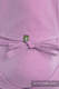 Mei Tai carrier Mini with hood/ herringbone twill / 100% cotton / LITTLE HERRINGBONE PURPLE  #babywearing
