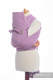 Mei Tai carrier Toddler with hood/ herringbone twill / 100% cotton / LITTLE HERRINGBONE PURPLE   #babywearing