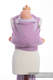 WRAP-TAI carrier Mini with hood/ herringbone twill / 100% cotton / LITTLE HERRINGBONE PURPLE  #babywearing