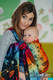 Baby Wrap, Jacquard Weave (100% cotton) - DRAGONFLY RAINBOW DARK - size XS #babywearing