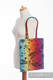 Bolsa de la compra hecho de tejido de fular (100% algodón) - DRAGONFLY RAINBOW DARK #babywearing