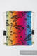 Mochila portaobjetos hecha de tejido de fular (100% algodón) - DRAGONFLY RAINBOW DARK - talla estándar 32cmx43cm #babywearing