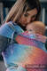 Nosidełko dla dzieci WRAP-TAI MINI, bawełna, splot żakardowy, z kapturkiem, BIG LOVE - TĘCZA #babywearing