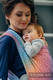 Baby Wrap, Jacquard Weave (100% cotton) - BIG LOVE - RAINBOW - size S (grade B) #babywearing