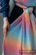 Baby Wrap, Jacquard Weave (100% cotton) - BIG LOVE - RAINBOW - size S #babywearing