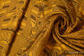 Cats Black & Orange, jacquard weave fabric, 60% cotton 40% bamboo, width 70 cm, weight 280 g/m² #babywearing