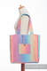 Shoulder bag made of wrap fabric (100% cotton) - BIG LOVE - RAINBOW - standard size 37cmx37cm #babywearing