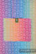 Bolso hecho de tejido de fular (100% algodón) - BIG LOVE RAINBOW - talla estándar 37 cm x 37 cm #babywearing