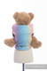 Puppentragehilfe, hergestellt vom gewebten Stoff (100% Baumwolle) - BIG LOVE - RAINBOW  #babywearing
