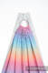 Bandolera de anillas, tejido Jacquard (100% algodón) - BIG LOVE RAINBOW - standard 1.8m #babywearing