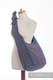 Hobo Bag made of woven fabric, 100% cotton - BIG LOVE - SAPPHIRE  #babywearing