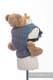 Doll Carrier made of woven fabric, 100% cotton - BIG LOVE - SAPPHIRE  #babywearing
