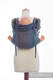 Nosidło Klamrowe ONBUHIMO z tkaniny żakardowej (100% bawełna), rozmiar Standard - BIG LOVE - SZAFIR  #babywearing