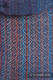 Nosidło Klamrowe ONBUHIMO z tkaniny żakardowej (100% bawełna), rozmiar Standard - BIG LOVE - SZAFIR  #babywearing