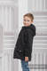 Parka Jacke für Kinder - Größe 104 - Schwarz und Diamond Plaid #babywearing