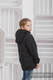 Kurtka Parka Dziecięca - rozmiar 110 - Czarna z Diamentową Kratą #babywearing