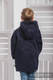 Parka Coat for Kids - size 128 - Navy Blue & Diamond Plaid #babywearing