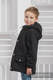 Parka Coat for Kids - size 122 - Black & Diamond Plaid #babywearing