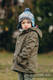 Kurtka Parka Dziecięca - rozmiar 110 - Khaki z Diamentową Kratą #babywearing