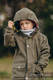 Kurtka Parka Dziecięcaa - rozmiar 134 - Khaki z Diamentową Kratą #babywearing