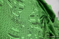 Baby Wrap, Jacquard Weave (60% cotton, 40% bamboo) - Cats Black&Green - size L #babywearing